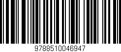Código de barras (EAN, GTIN, SKU, ISBN): '9788510046947'