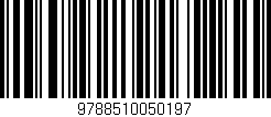 Código de barras (EAN, GTIN, SKU, ISBN): '9788510050197'
