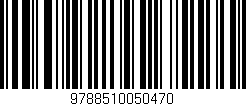 Código de barras (EAN, GTIN, SKU, ISBN): '9788510050470'