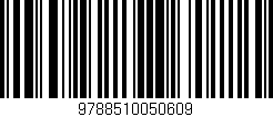 Código de barras (EAN, GTIN, SKU, ISBN): '9788510050609'