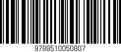 Código de barras (EAN, GTIN, SKU, ISBN): '9788510050807'