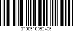 Código de barras (EAN, GTIN, SKU, ISBN): '9788510052436'