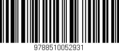 Código de barras (EAN, GTIN, SKU, ISBN): '9788510052931'