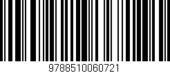 Código de barras (EAN, GTIN, SKU, ISBN): '9788510060721'