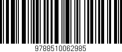 Código de barras (EAN, GTIN, SKU, ISBN): '9788510062985'