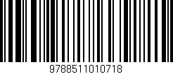 Código de barras (EAN, GTIN, SKU, ISBN): '9788511010718'