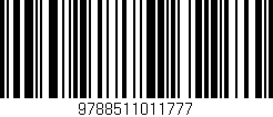 Código de barras (EAN, GTIN, SKU, ISBN): '9788511011777'