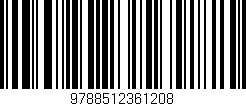 Código de barras (EAN, GTIN, SKU, ISBN): '9788512361208'