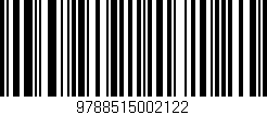 Código de barras (EAN, GTIN, SKU, ISBN): '9788515002122'