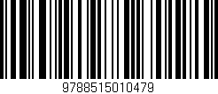 Código de barras (EAN, GTIN, SKU, ISBN): '9788515010479'