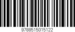 Código de barras (EAN, GTIN, SKU, ISBN): '9788515015122'