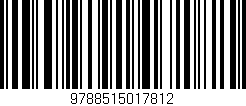 Código de barras (EAN, GTIN, SKU, ISBN): '9788515017812'