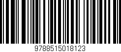 Código de barras (EAN, GTIN, SKU, ISBN): '9788515018123'