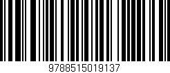 Código de barras (EAN, GTIN, SKU, ISBN): '9788515019137'
