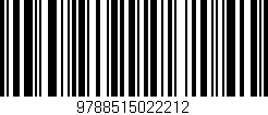 Código de barras (EAN, GTIN, SKU, ISBN): '9788515022212'