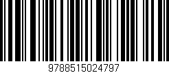 Código de barras (EAN, GTIN, SKU, ISBN): '9788515024797'