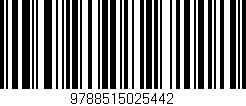 Código de barras (EAN, GTIN, SKU, ISBN): '9788515025442'