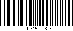 Código de barras (EAN, GTIN, SKU, ISBN): '9788515027606'