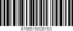 Código de barras (EAN, GTIN, SKU, ISBN): '9788515028153'