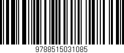 Código de barras (EAN, GTIN, SKU, ISBN): '9788515031085'