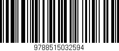 Código de barras (EAN, GTIN, SKU, ISBN): '9788515032594'