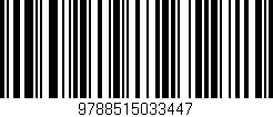 Código de barras (EAN, GTIN, SKU, ISBN): '9788515033447'