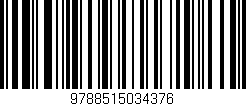 Código de barras (EAN, GTIN, SKU, ISBN): '9788515034376'
