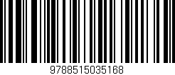 Código de barras (EAN, GTIN, SKU, ISBN): '9788515035168'