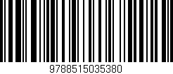 Código de barras (EAN, GTIN, SKU, ISBN): '9788515035380'