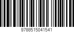 Código de barras (EAN, GTIN, SKU, ISBN): '9788515041541'