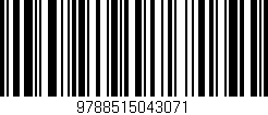 Código de barras (EAN, GTIN, SKU, ISBN): '9788515043071'