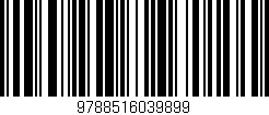 Código de barras (EAN, GTIN, SKU, ISBN): '9788516039899'