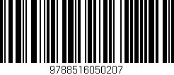 Código de barras (EAN, GTIN, SKU, ISBN): '9788516050207'