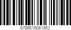 Código de barras (EAN, GTIN, SKU, ISBN): '9788516061852'