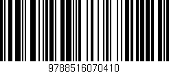 Código de barras (EAN, GTIN, SKU, ISBN): '9788516070410'