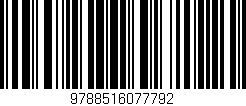 Código de barras (EAN, GTIN, SKU, ISBN): '9788516077792'
