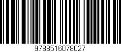 Código de barras (EAN, GTIN, SKU, ISBN): '9788516078027'