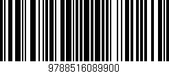 Código de barras (EAN, GTIN, SKU, ISBN): '9788516089900'