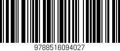 Código de barras (EAN, GTIN, SKU, ISBN): '9788516094027'