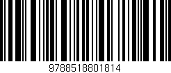 Código de barras (EAN, GTIN, SKU, ISBN): '9788518801814'