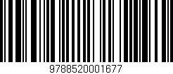 Código de barras (EAN, GTIN, SKU, ISBN): '9788520001677'