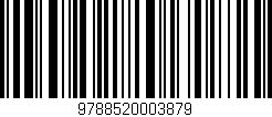 Código de barras (EAN, GTIN, SKU, ISBN): '9788520003879'