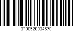 Código de barras (EAN, GTIN, SKU, ISBN): '9788520004678'