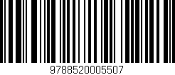 Código de barras (EAN, GTIN, SKU, ISBN): '9788520005507'