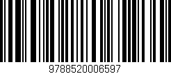 Código de barras (EAN, GTIN, SKU, ISBN): '9788520006597'
