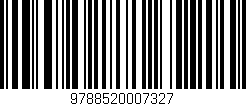Código de barras (EAN, GTIN, SKU, ISBN): '9788520007327'
