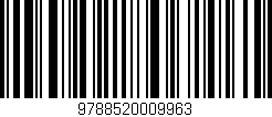 Código de barras (EAN, GTIN, SKU, ISBN): '9788520009963'
