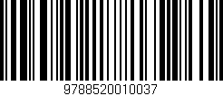 Código de barras (EAN, GTIN, SKU, ISBN): '9788520010037'