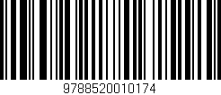 Código de barras (EAN, GTIN, SKU, ISBN): '9788520010174'