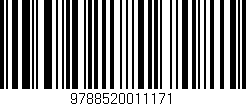 Código de barras (EAN, GTIN, SKU, ISBN): '9788520011171'